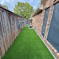 Pet-Friendly-Artificial-Turf-Installation-Around-Pool-and-Side-Yard-in-Plano-TX 3